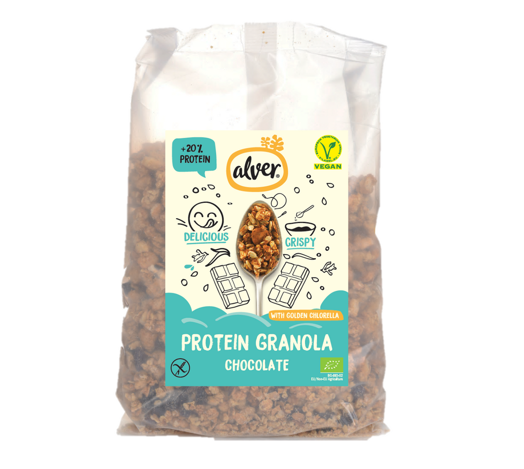 Alver Gluten-Free, BIO Super Protein Granola with Chocolate, 250 g